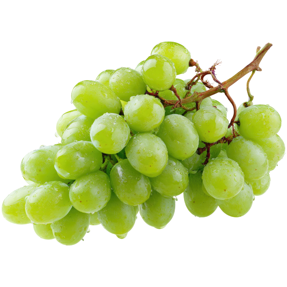 1 kg Uva verde en pote, seleccionada, sin pepas y dulce